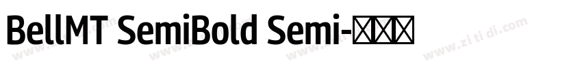 BellMT SemiBold Semi字体转换